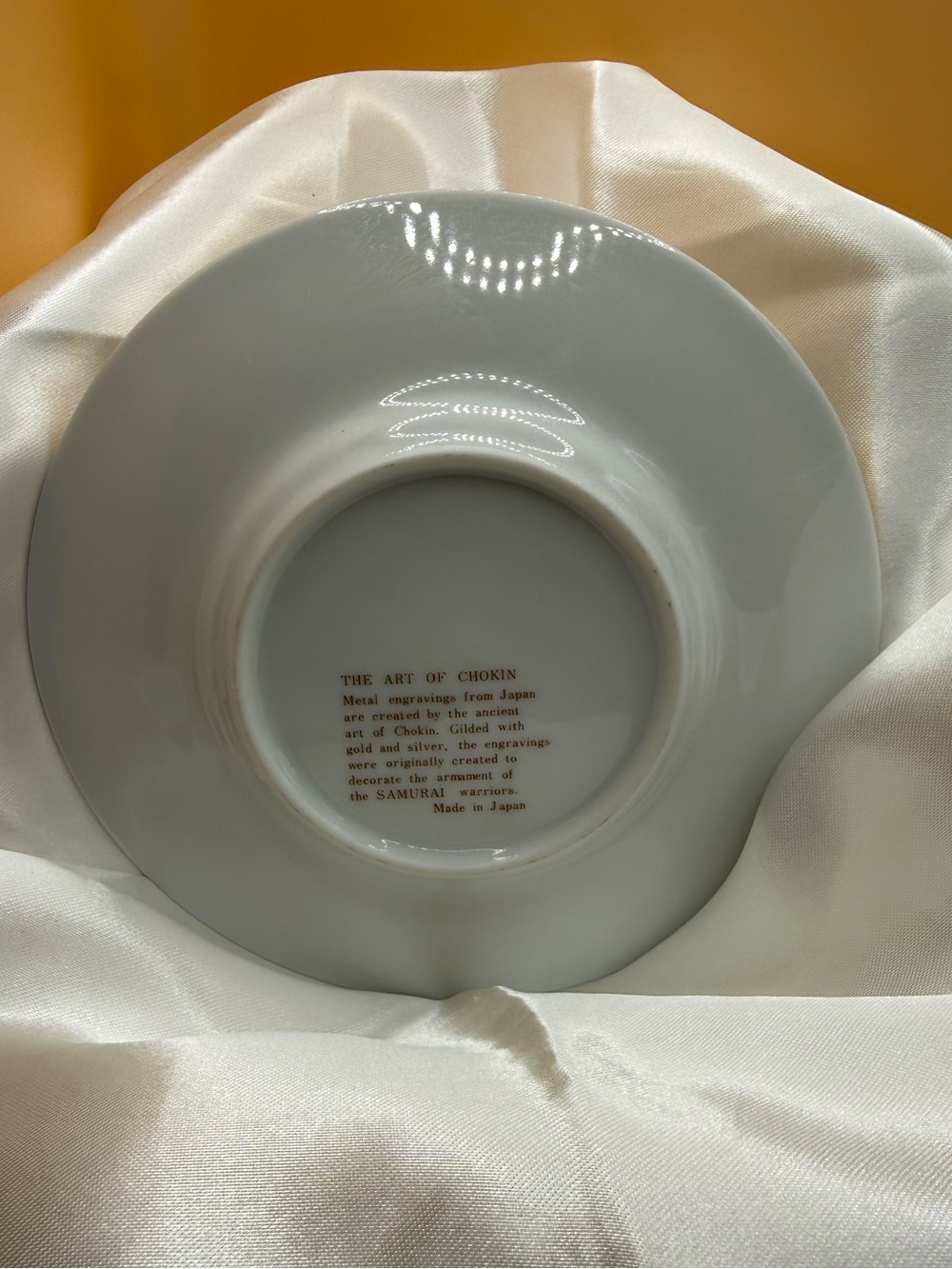 Decorative White Porcelain Plate